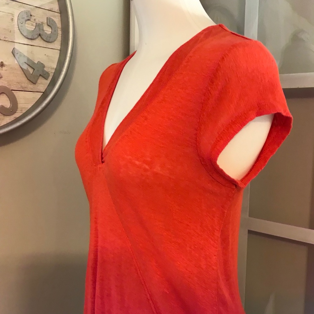 Host pick 🎉 🎈 Anthropology Meadow Rue 100% linen top - Picture 5 of 13